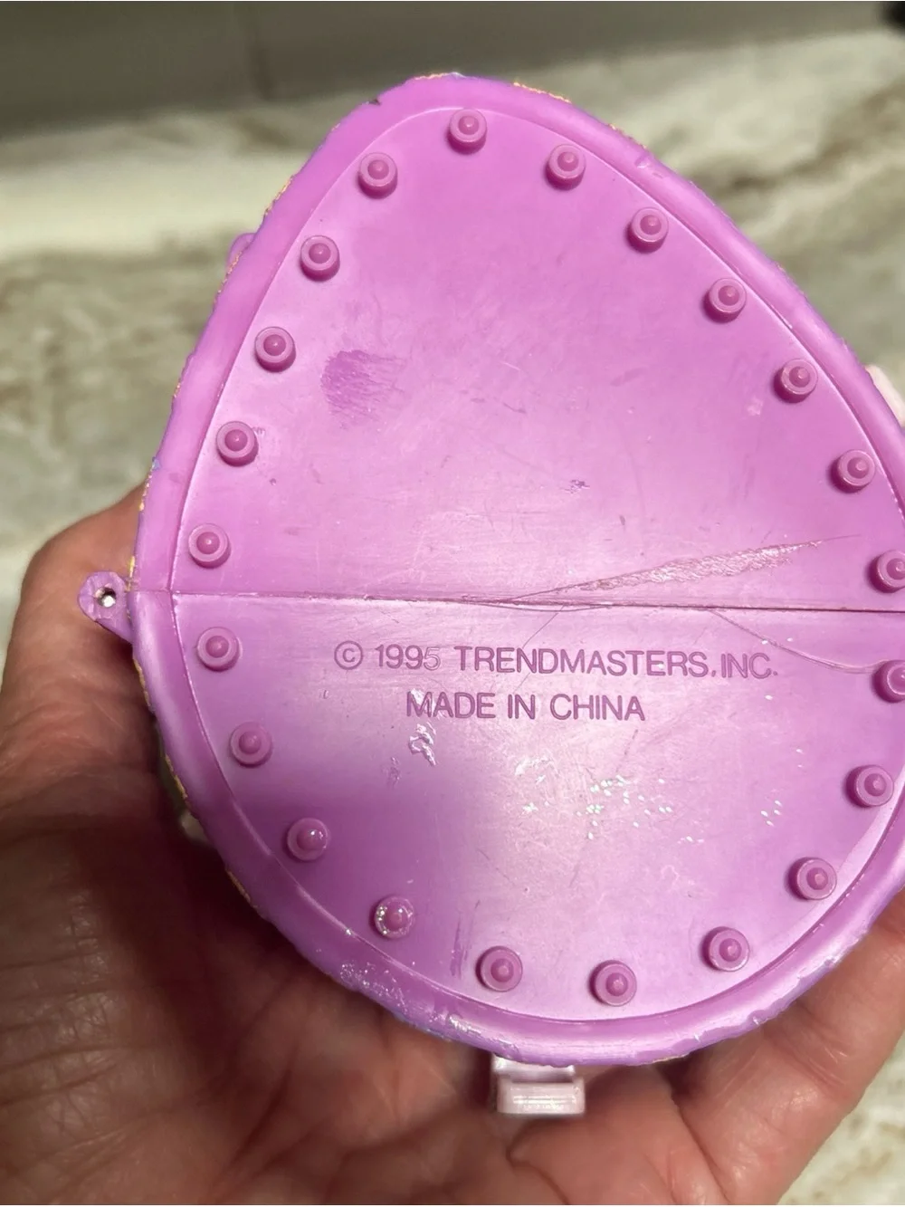 1995 Trendmasters Starcastle Pink Purple No Figure Open Toy House minature doll